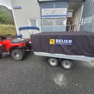 Chapel for flatbed moped – custom-made PVC cover from Marstrands Marintextil