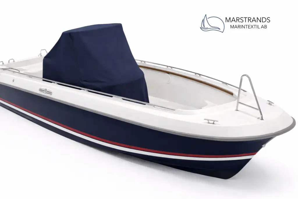 Pulpet cover Nimbus Max 1 CAD design - customized boat cover and steering pulpet cover Marstrands Marintextil