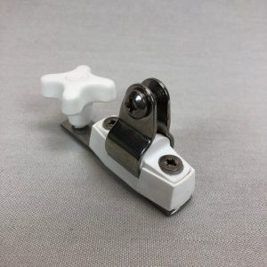 Gelenkiger Laufwagen mit Lenkrad – rostfreie Schiene