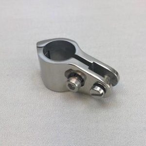 Split coupling with screw in AISI 316 for 22 and 25 mm pipes