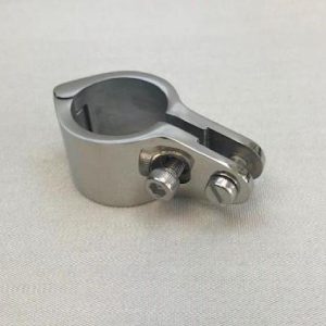 Split coupling with screw in AISI 316 for 30- and 32-mm pipes