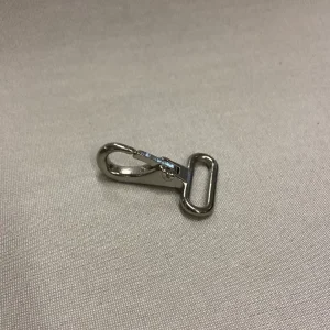 Stainless steel strap hook with loop for 25 mm straps