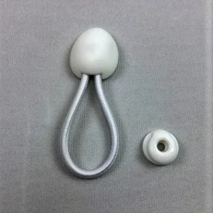 Imagen del producto: Bungee Loop – cordón de goma blanco con enganche