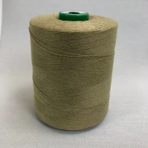 Spule mit Coats Dual Duty WR-Nähgarn in der Farbe Beige