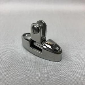 Fixation articulée pour pneu avec vis en acier inoxydable AISI 316, référence MF1035