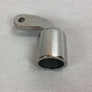 Vinklat ändbeslag för 22 och 25 mm kapellrör