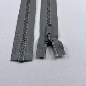 Cremallera YKK – Delrin – 10 mm – Gris – Corredor metálico