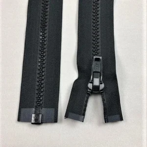 Cremallera YKK – Delrin – 10 mm – Negro – Deslizador de plástico