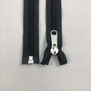 Cremallera YKK – Espiral – 10 mm – Negra – Corredor metálico