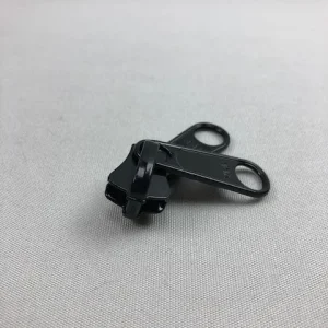 Imagen del producto: Corredor YKK de 10 mm, Delrin, metal negro – doble